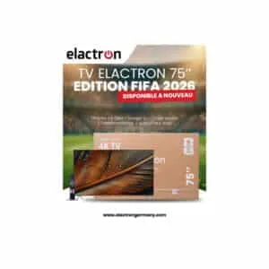 Téléviseur elactron 75″ smart Google Tv 75M10F