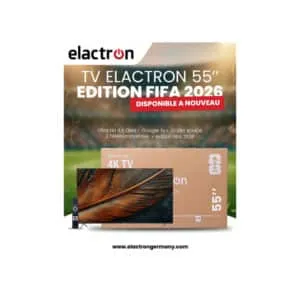 Téléviseur Elactron 55″ smart Google TV 55M10F