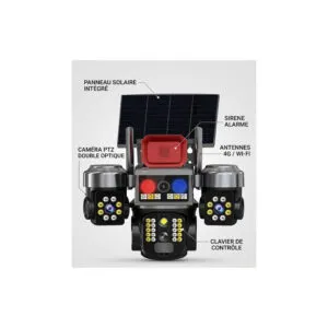 Caméra solaire XW818 4G
