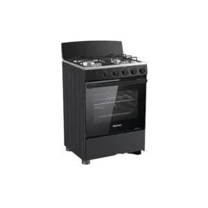 Cuisinière Hisense 4 feux 50×50 à gaz noir HFG50111B
