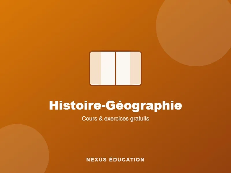 Histoire-géographie en première générale