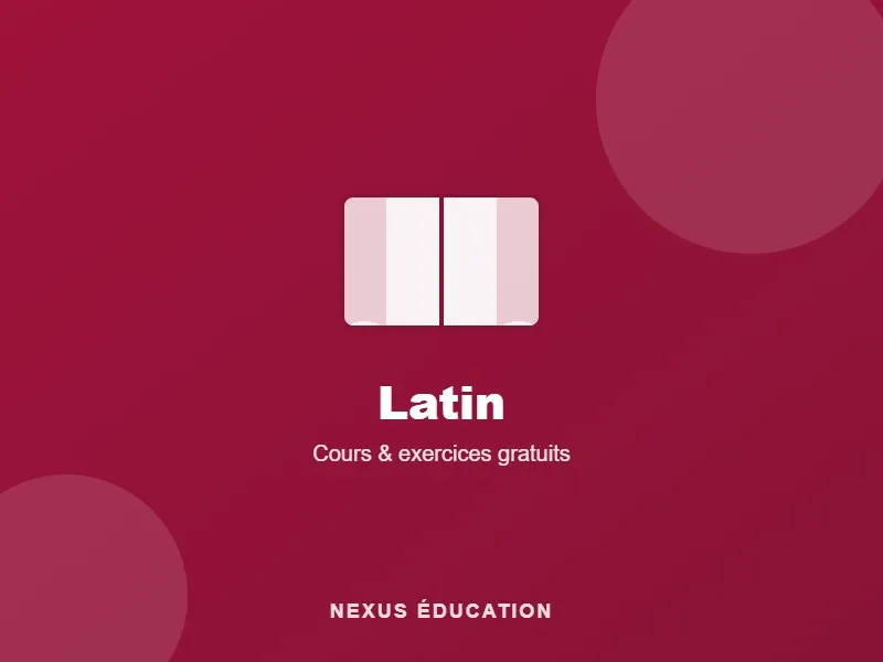 Latin en cinquième