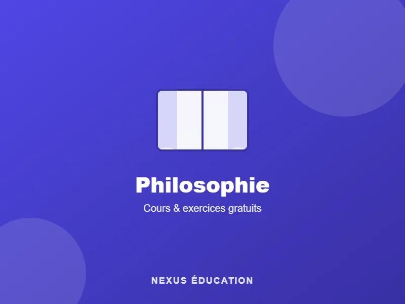Philosophie en terminale générale